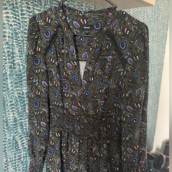 Rare ME+EM Paisley-print lace-insert woven maxi dress - Picture 9 of 12